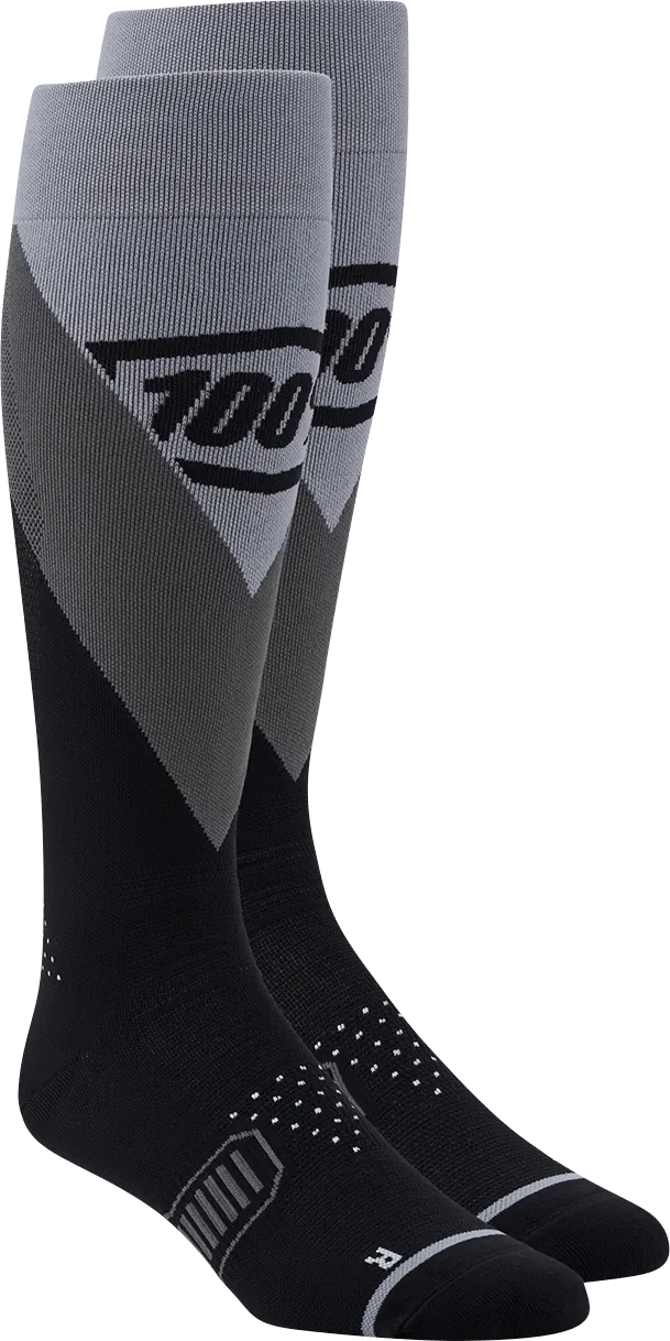 100% Hi-Side Performance Socks - Black - Small/Medium 20054-00009