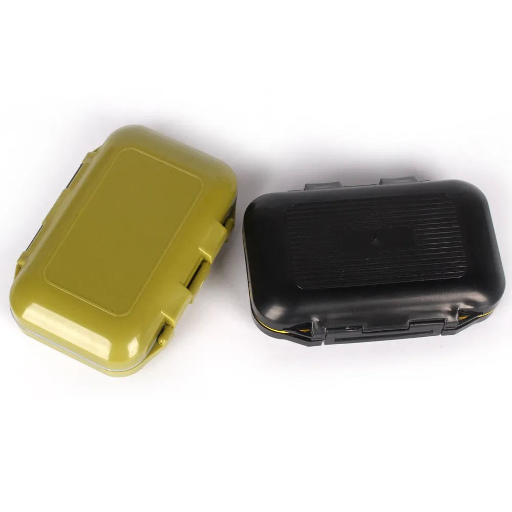 12 Compartments Plastic Fishing Box Bait Two-color Fishing Tackle Boxes Fish Lures Hooks Storage Accessories