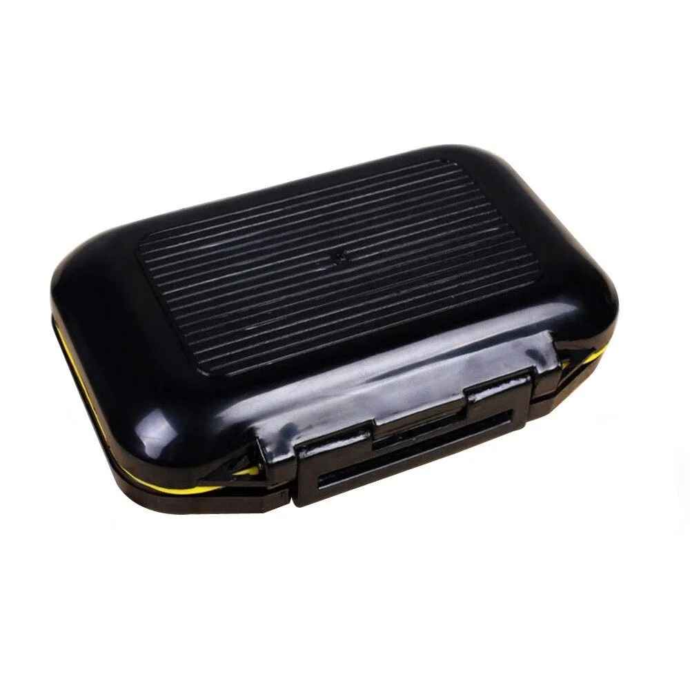 12 Compartments Plastic Fishing Box Bait Two-color Fishing Tackle Boxes Fish Lures Hooks Storage Accessories