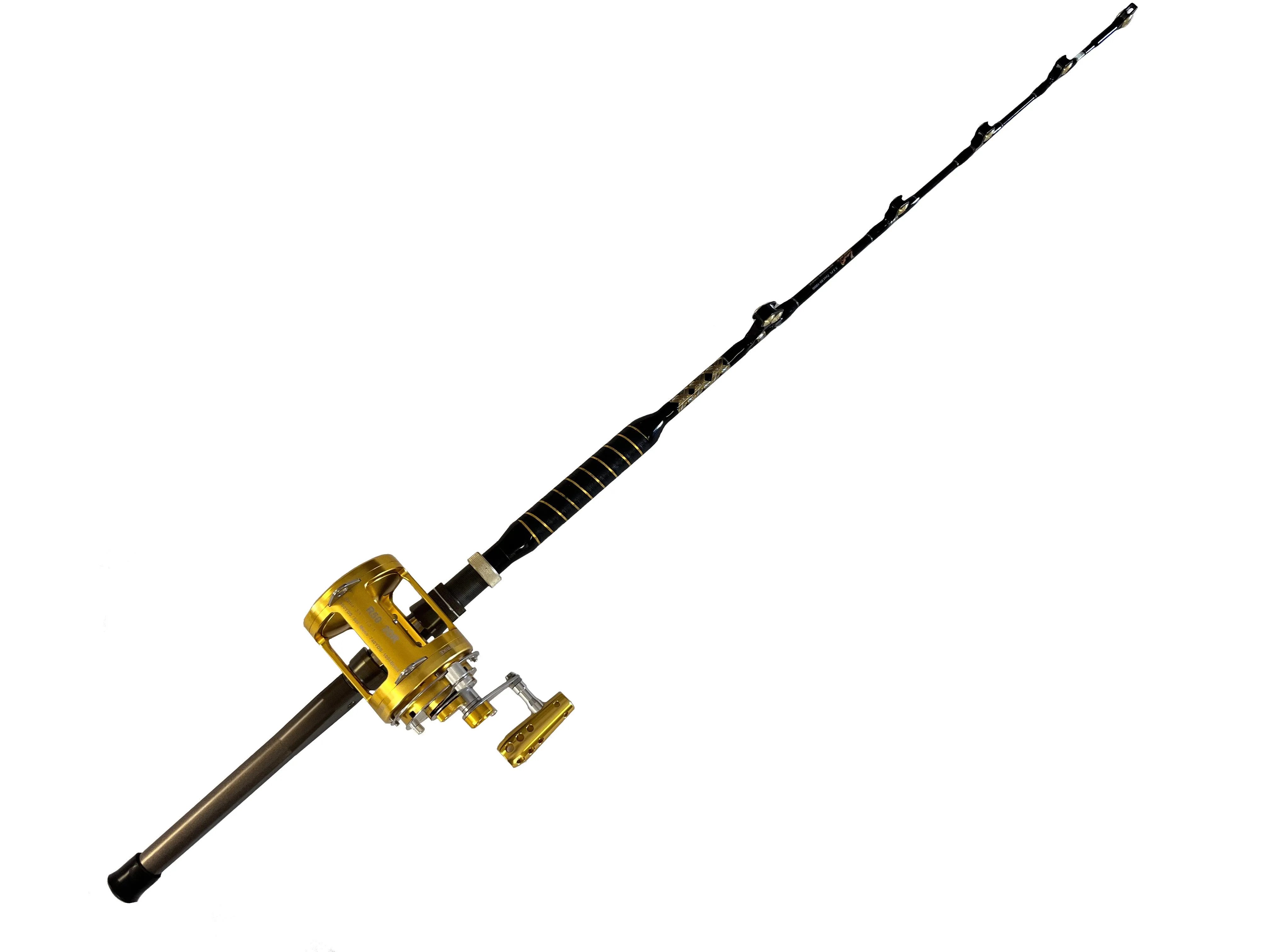 80W on a Swivel Butt Rod