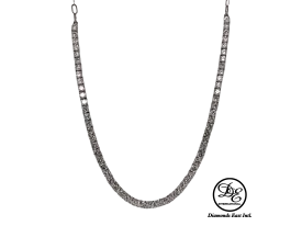 Adjustable Diamond Tennis Necklace 9.16ct Total Carat Weight