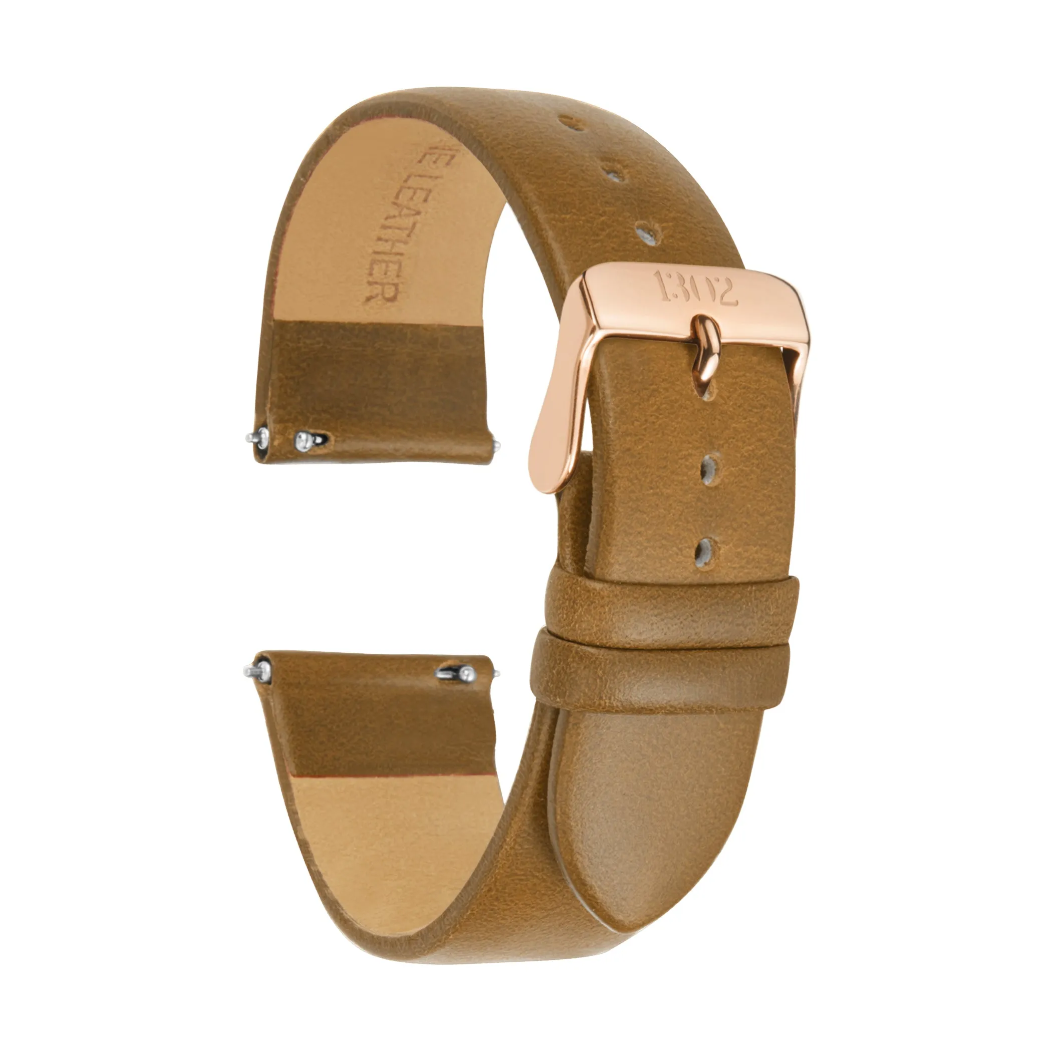 Beige Vegetable Tanned - 22mm