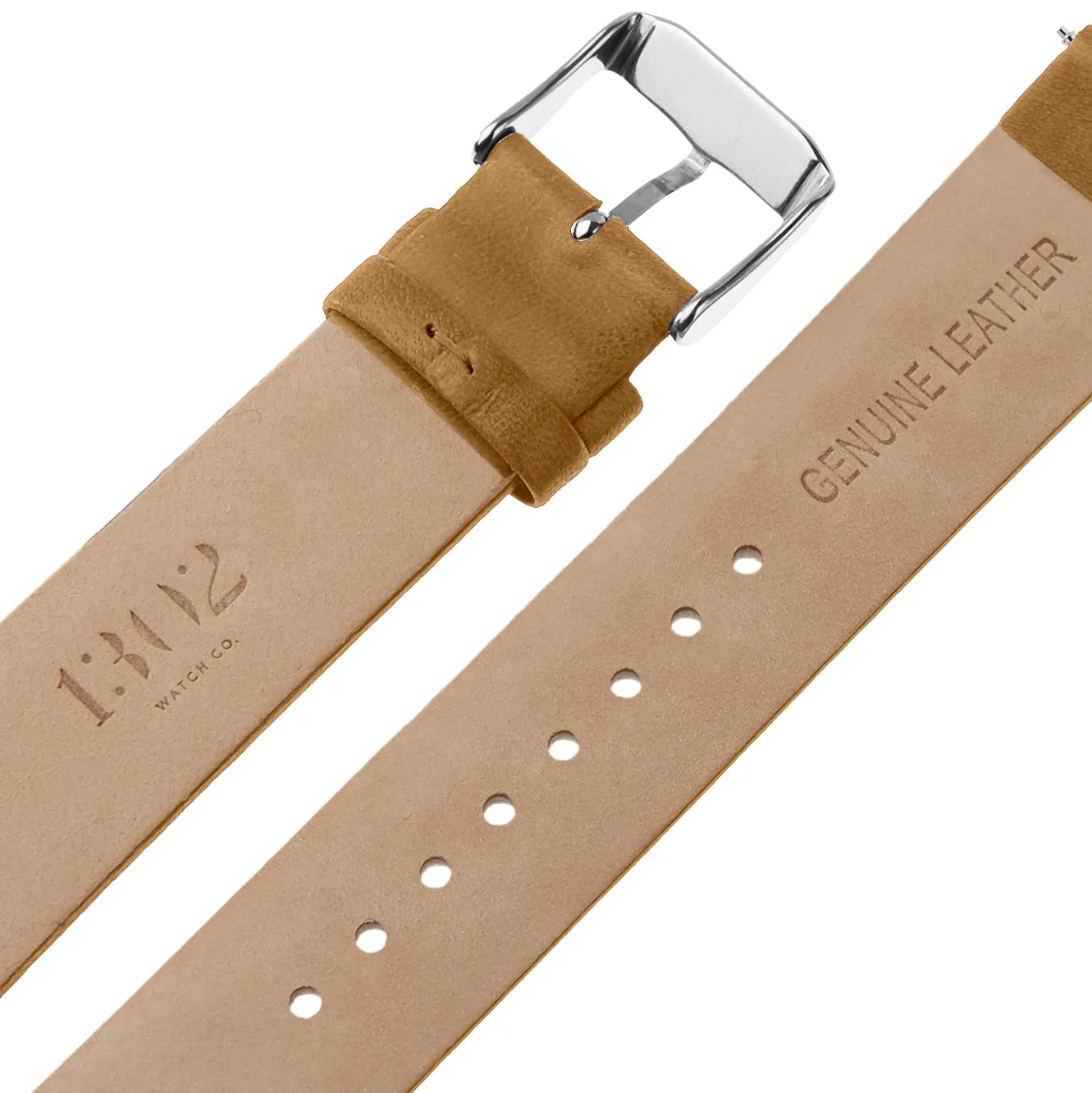 Beige Vegetable Tanned - 22mm