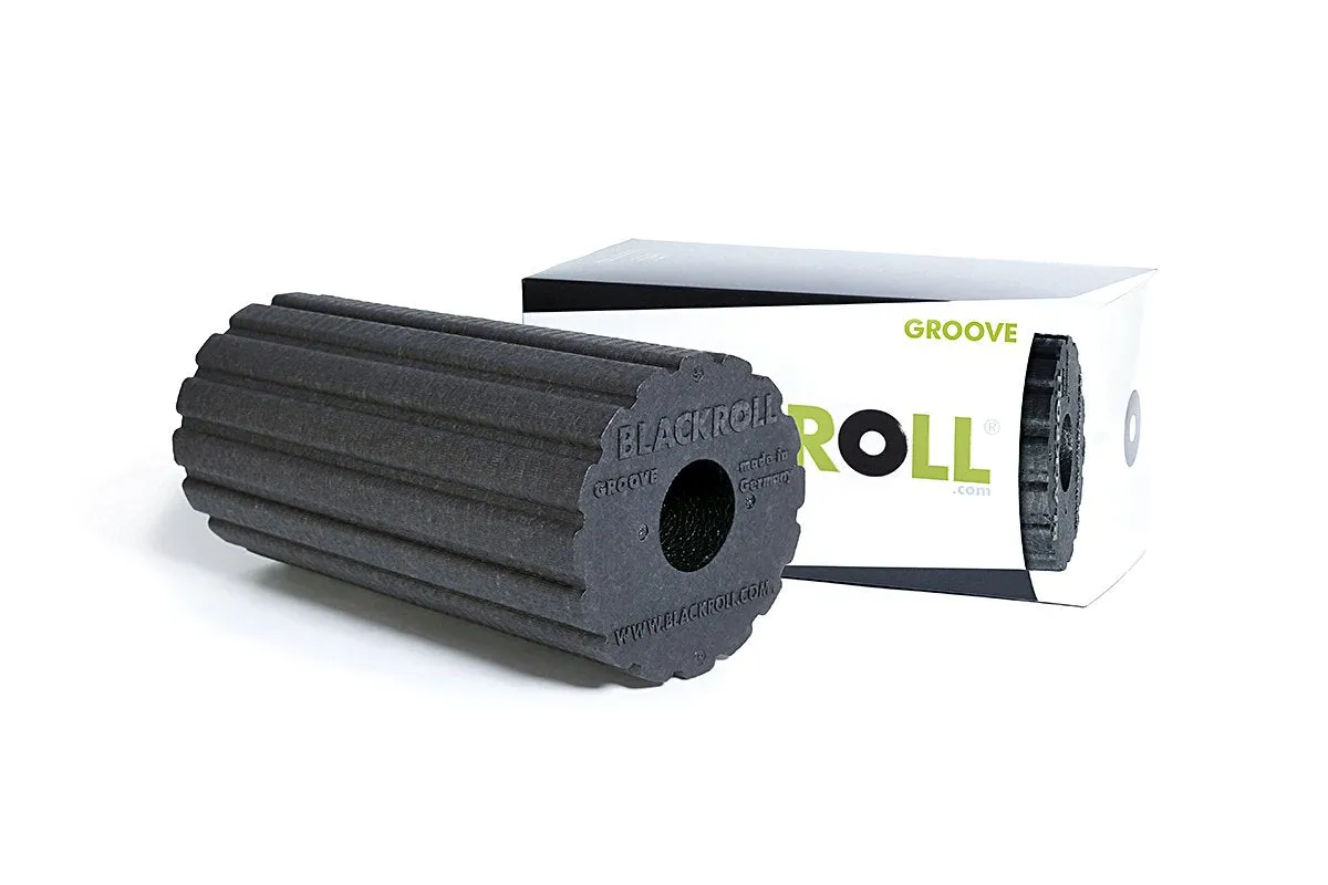 BLACKROLL - Groove Standard Foam Roller, Dense Foam Roller for Exercise, Deep Tissue Massage and Fascia Stimulation, Massage Roller for Muscle Recovery