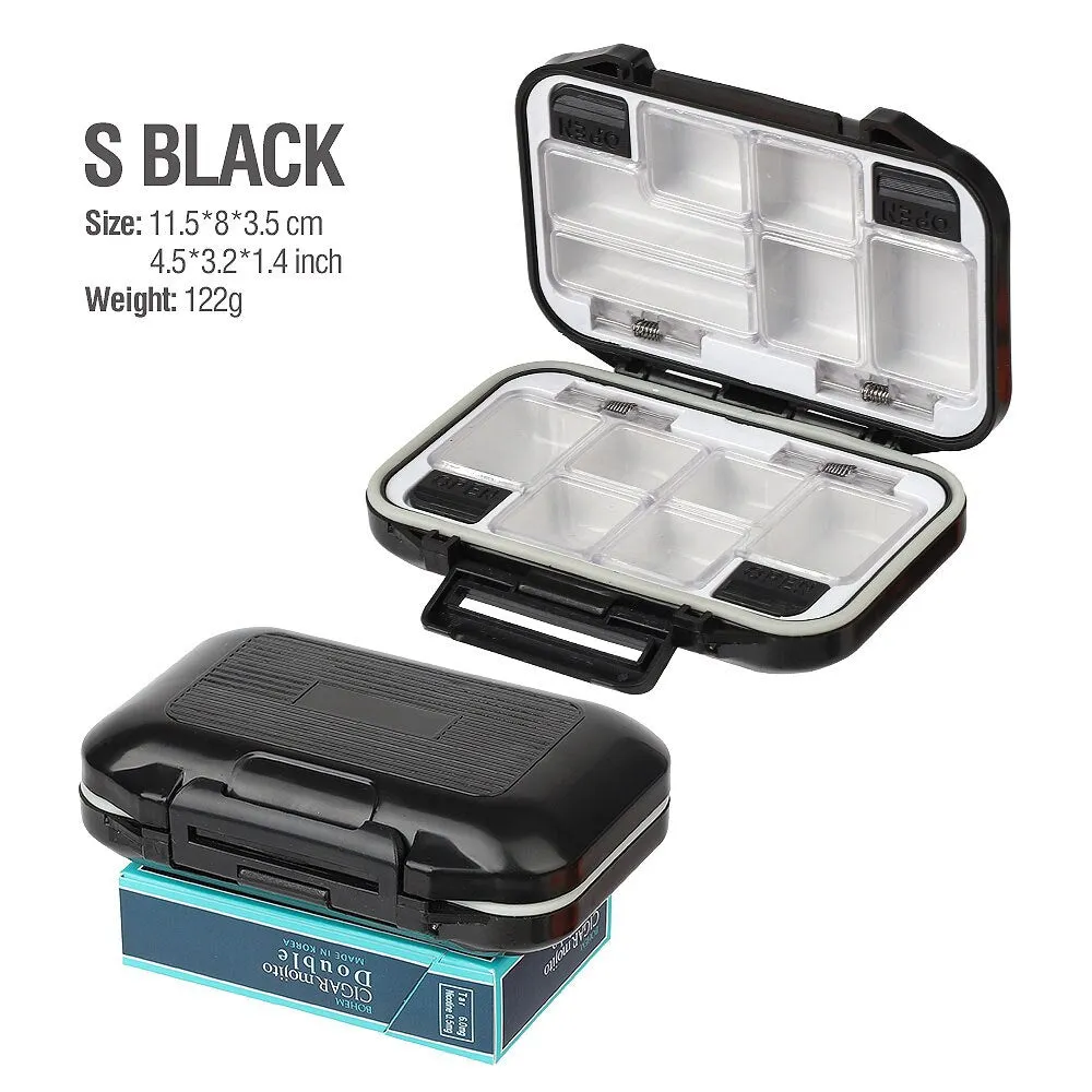 DONQL Fishing Tackle Box Waterproof Double