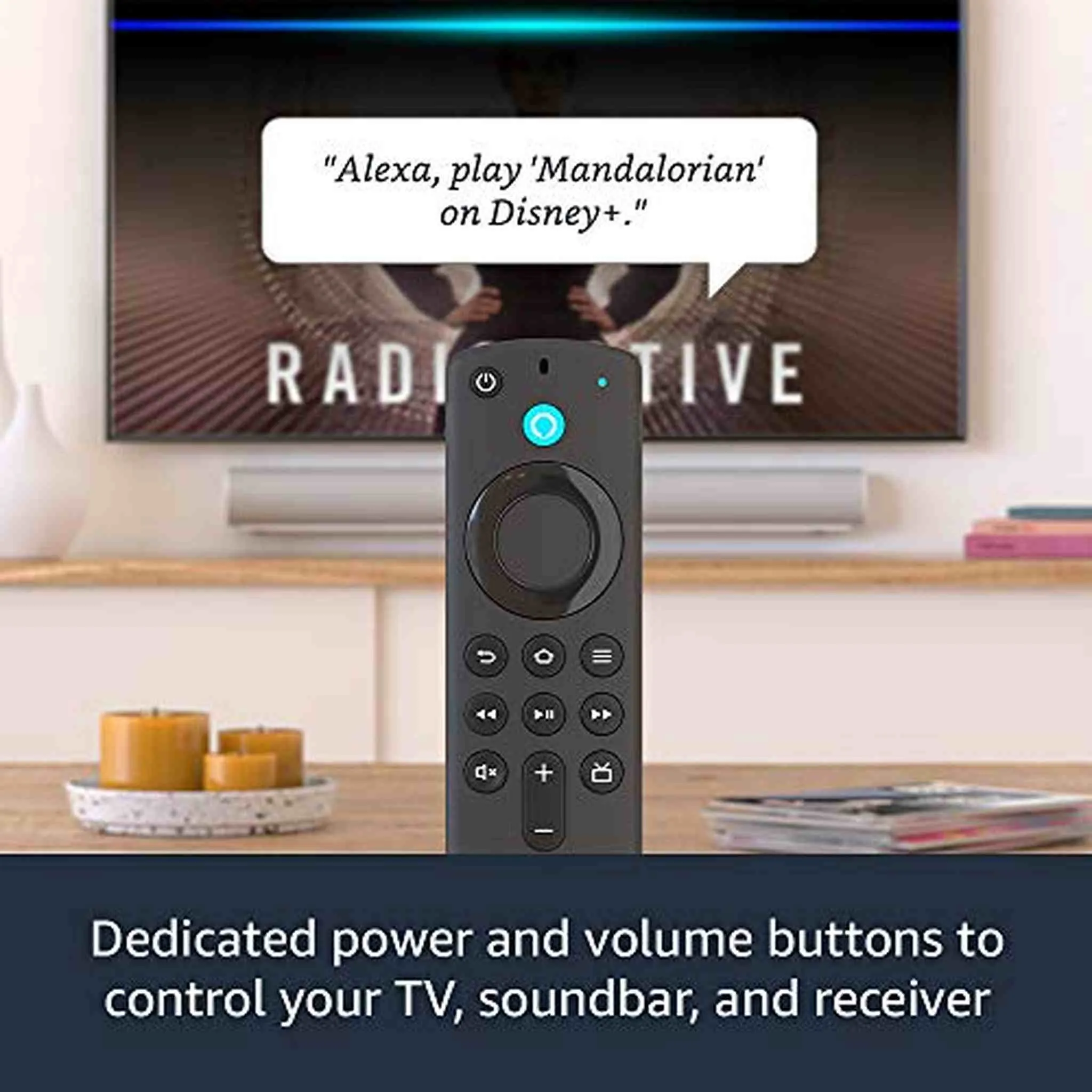Fire TV Stick (3rd Gen) with Alexa Voice Remote (HD streaming device)