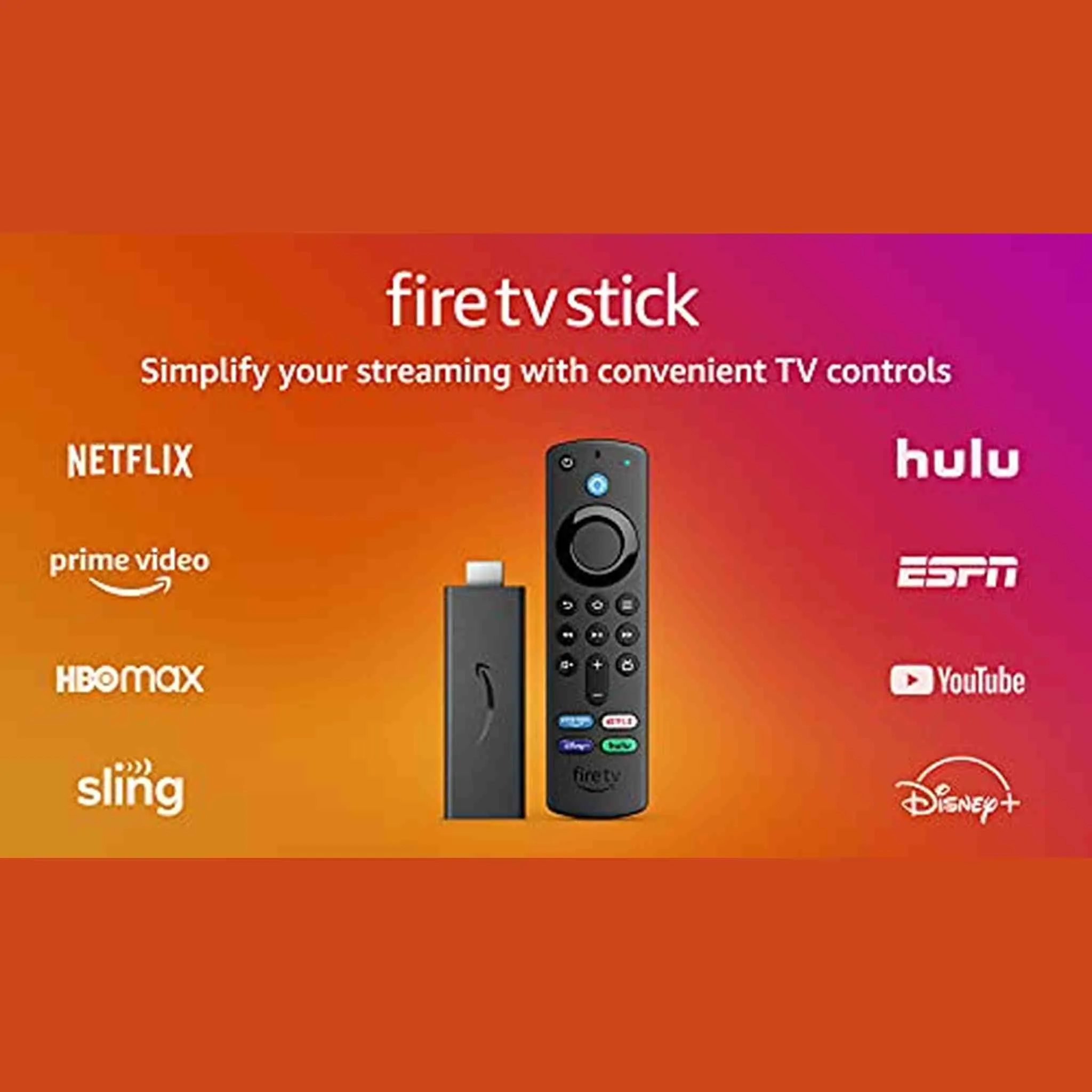 Fire TV Stick (3rd Gen) with Alexa Voice Remote (HD streaming device)