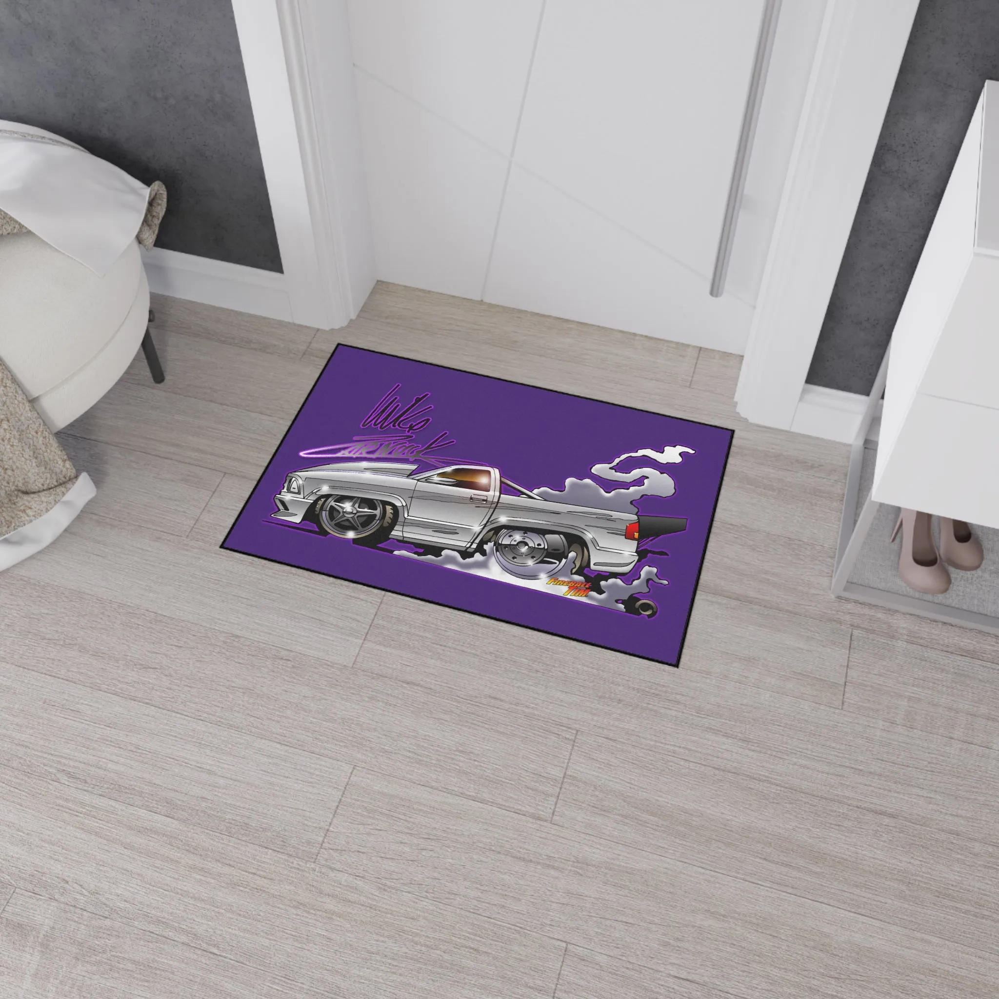 Mike Zarnock CHEVY S10 DRAGTRUCK Signature Series Heavy Duty Floor Mat 24x36