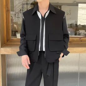 Multi Pocket Zipped Vest