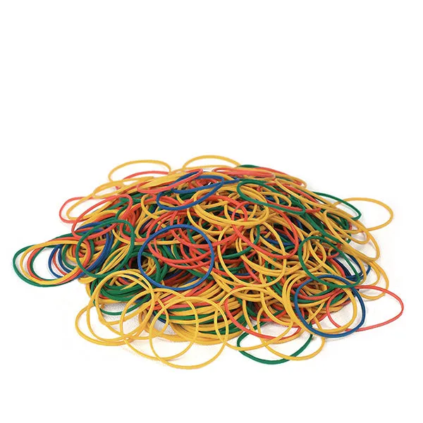 Multicolor Rubber Bands Pack 1.3lb / 0.65lb, 4cm