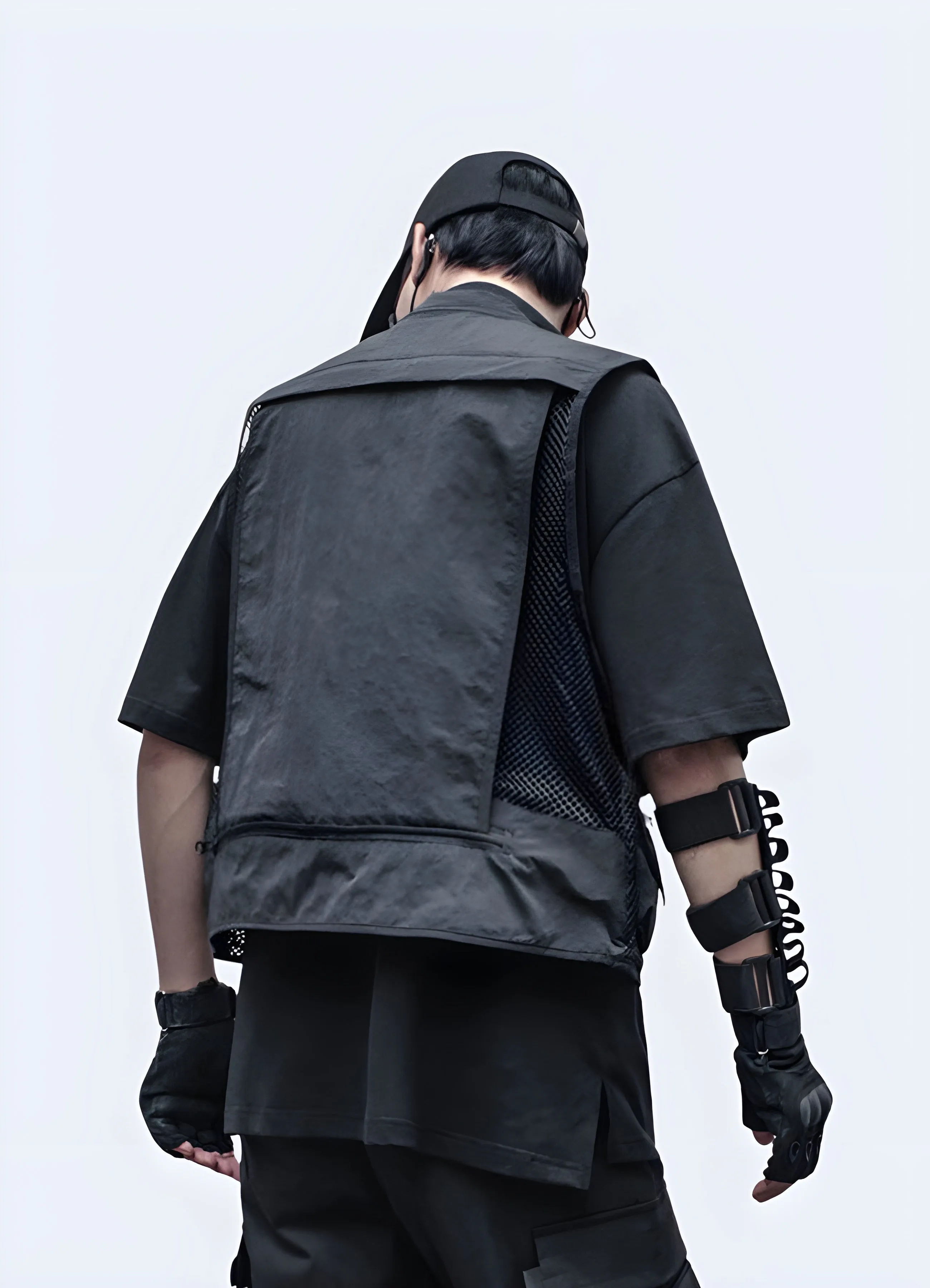 Multiple Pocket Vest with Net