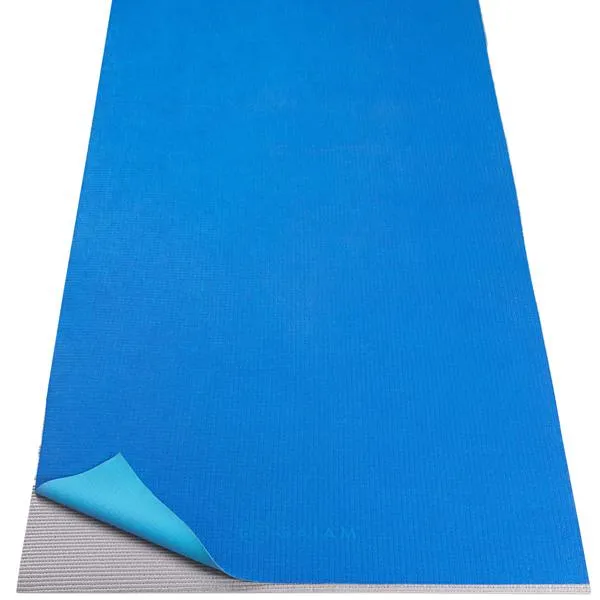 No Slip Yoga Towel, Blue - 68"