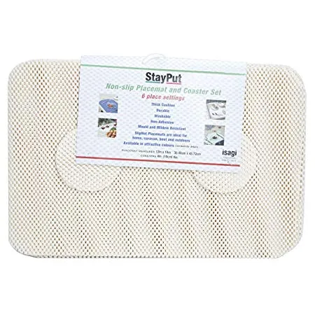 Non-Slip Tablemat and Coasters Set
