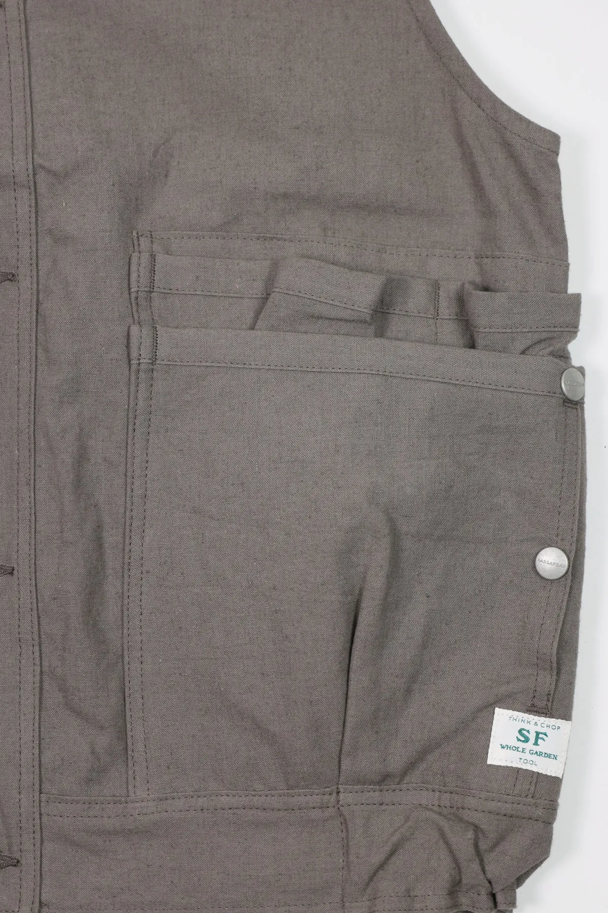 Overgrown Hiker Vest - Dusty Gray