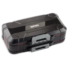 Rapala RJBM Medium Jig Box 6.75x4x2in - Black Fishing Storage