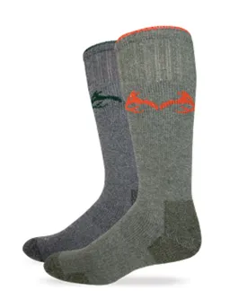 Realtree Men's Elimishield Merino Wool Blend Boot Socks 2 Pack