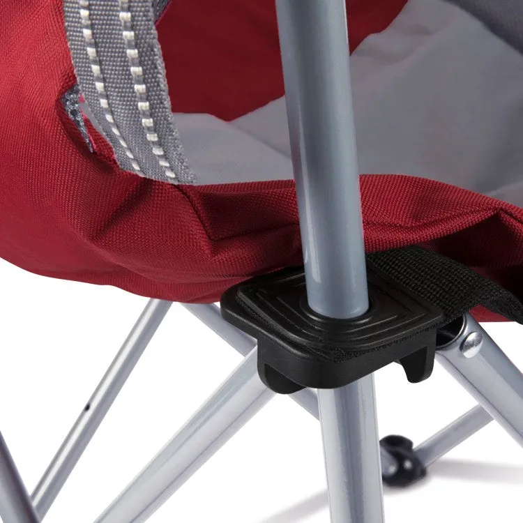 Reclining Camp Chair, Dark Red