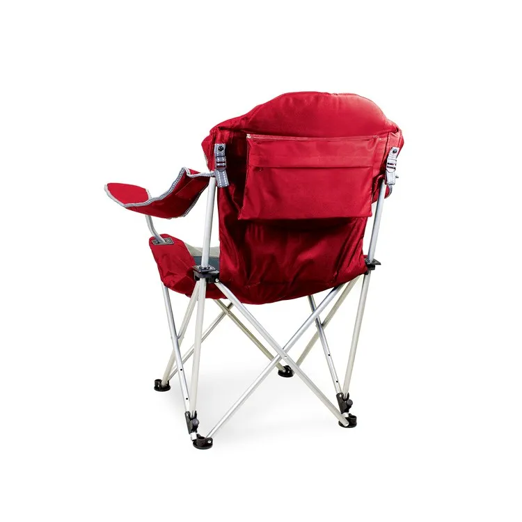 Reclining Camp Chair, Dark Red