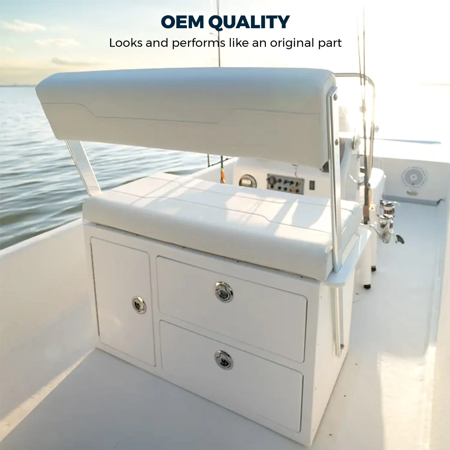 RIO MARINE CUSTOMS SWING BACK TACKLE BOX HELM SEAT