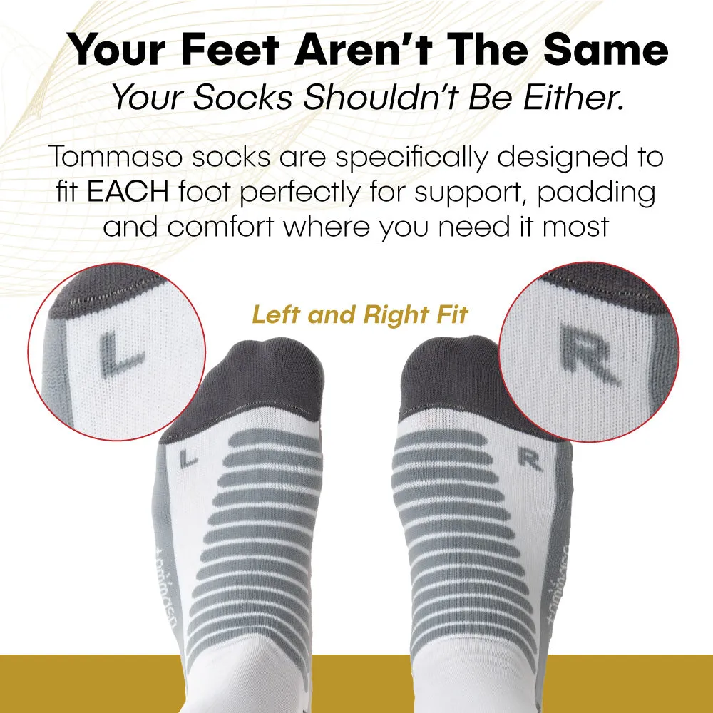 Tommaso Super Moisture Wicking Socks - white